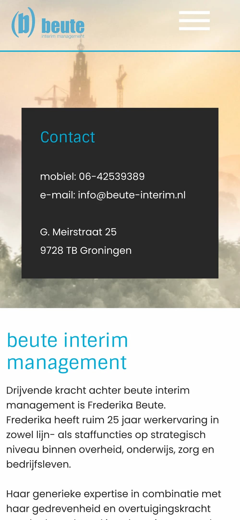 Beute on a phone