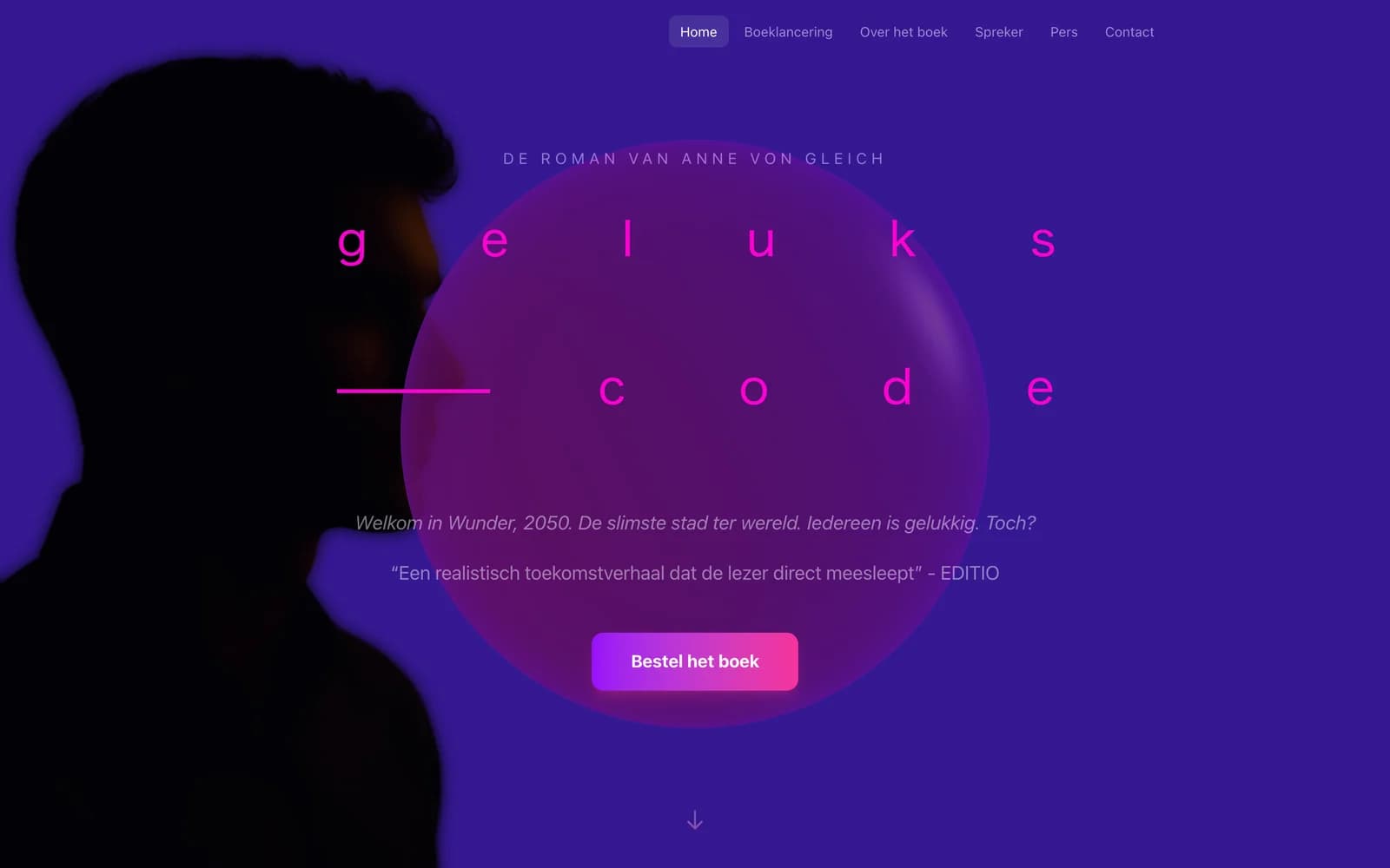 Front page of the launch site