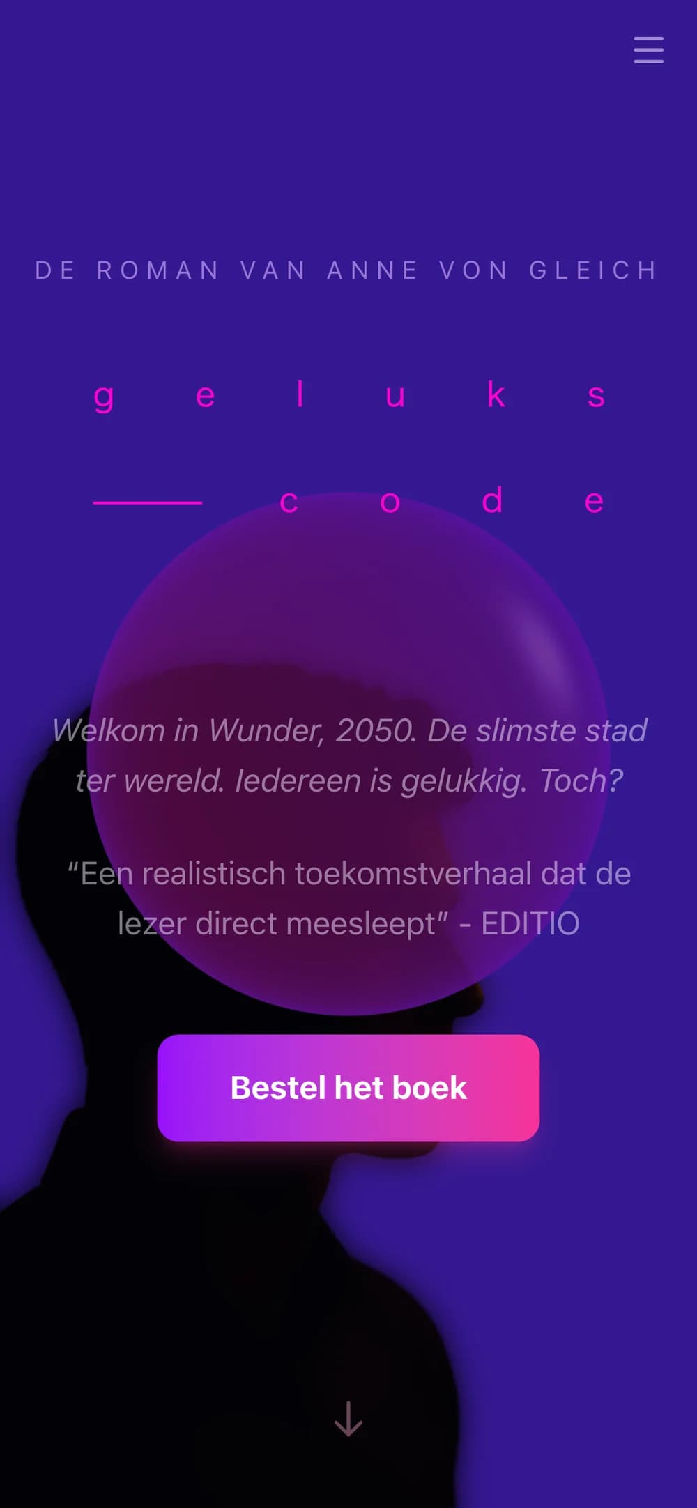 Front page on a phone