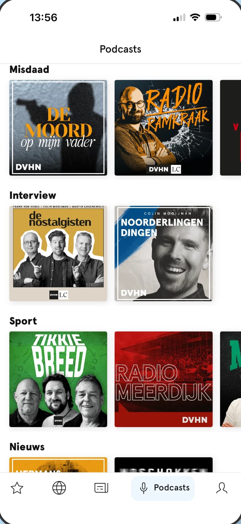 Podcasts by category
