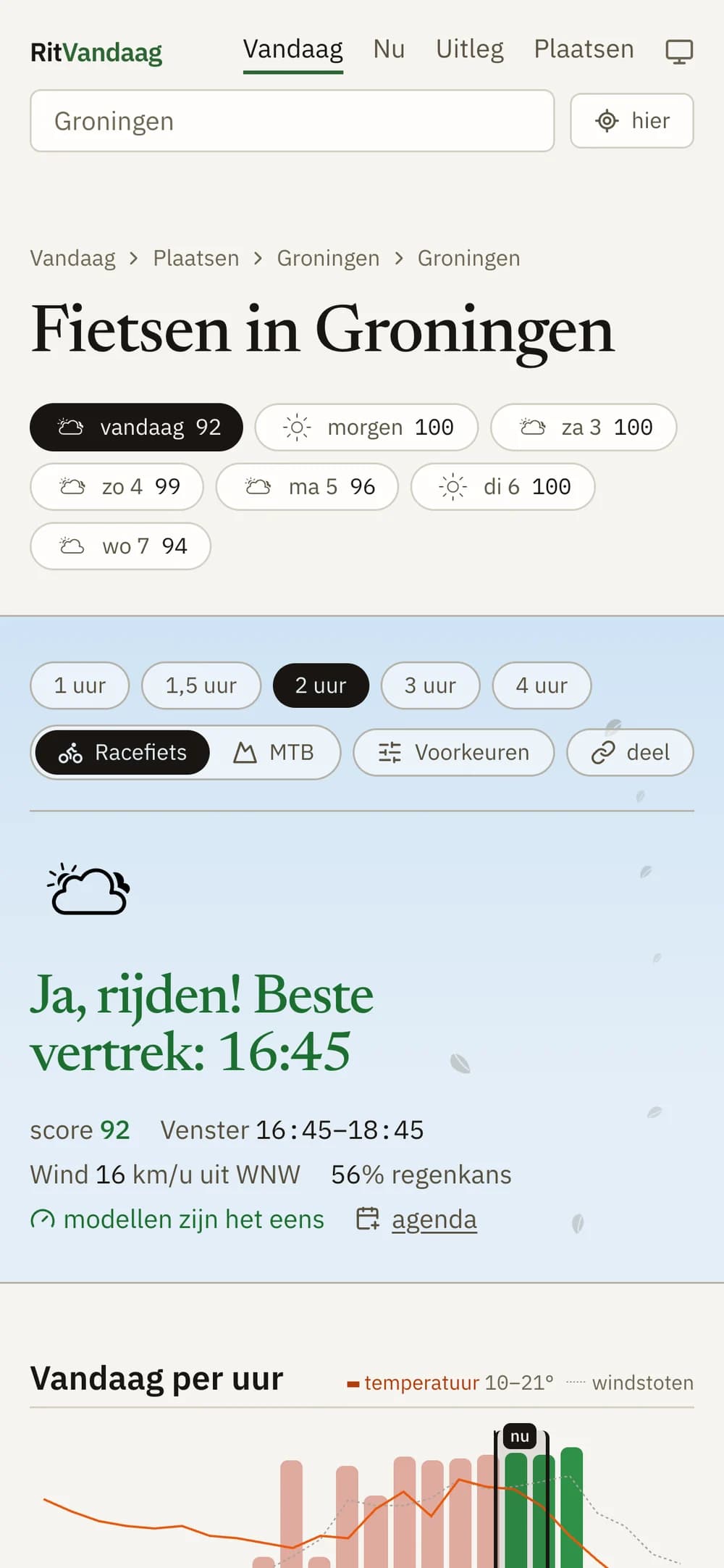 Groningen on a phone